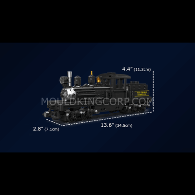 Mould King 12032 Ensemble de construction de locomotive à vapeur de type Shay | 880 pièces