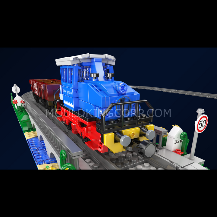 Mould King 12038 ESU KG2300 Diesellokomotive Bausatz | 1.117 Teile