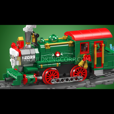 Mould King 12039 Christmas Train ESU KG230 Diesel Locomotive Building Set | 922 Pcs