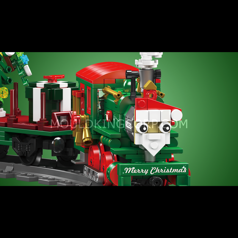 Mould King 12039 Christmas Train ESU KG230 Diesel Locomotive Building Set | 922 Pcs