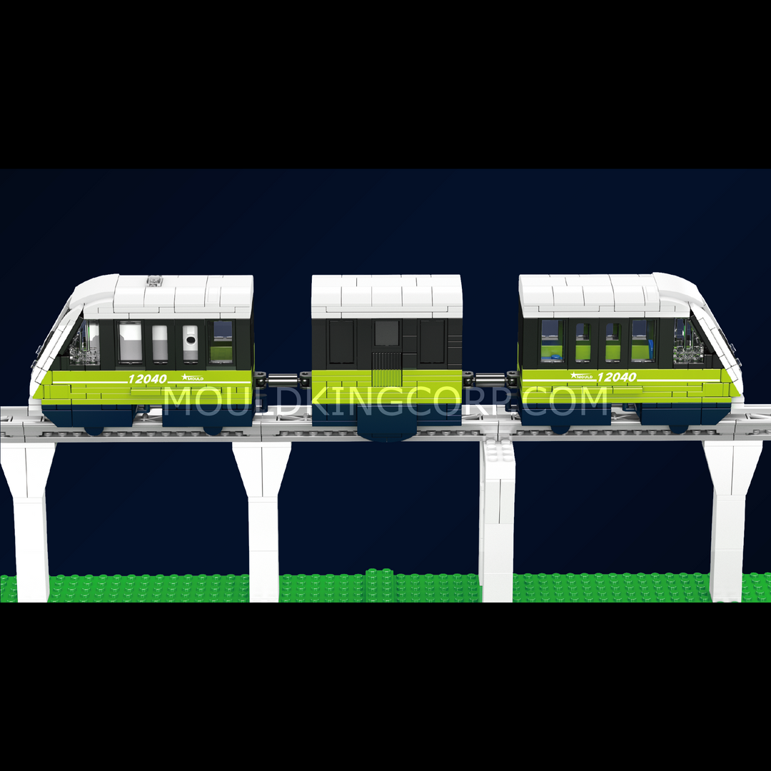 Mould King 12040 Italian Marconi Express Light Rail Train Bausatz | 1.957 Teile