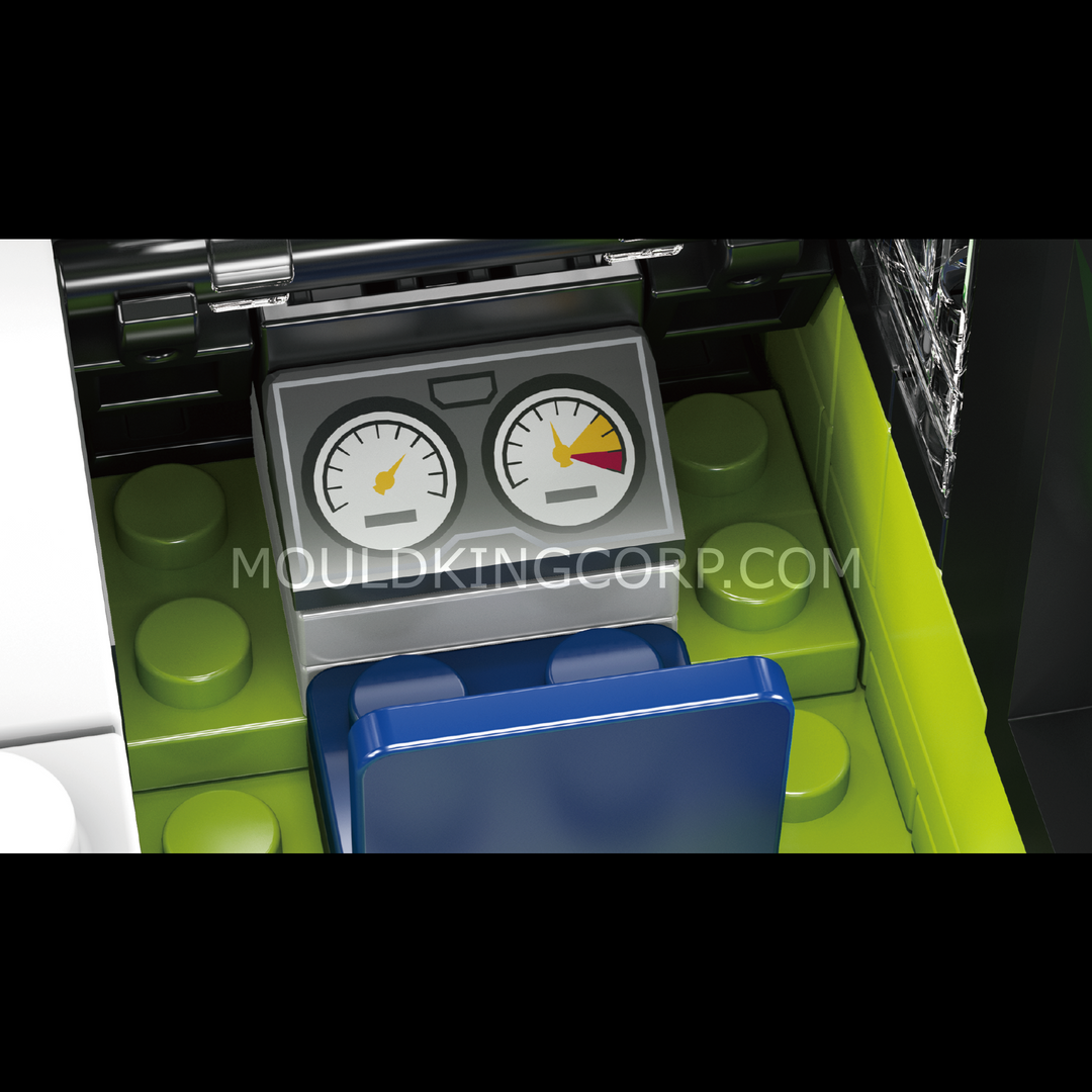 Mould King 12040 Italian Marconi Express Light Rail Train Bausatz | 1.957 Teile