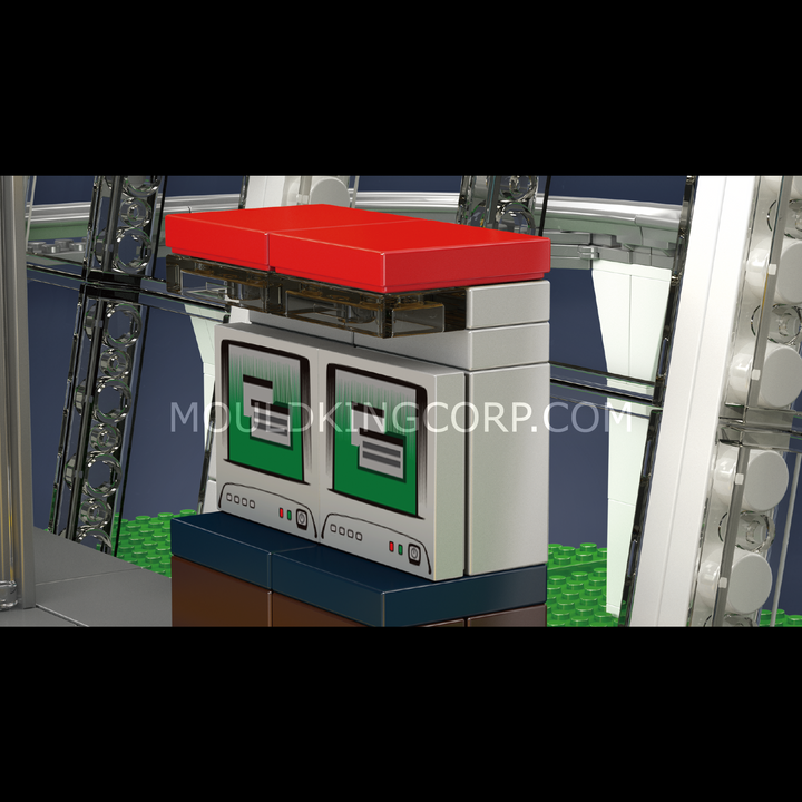 Mould King 12040 Italian Marconi Express Light Rail Train Bausatz | 1.957 Teile