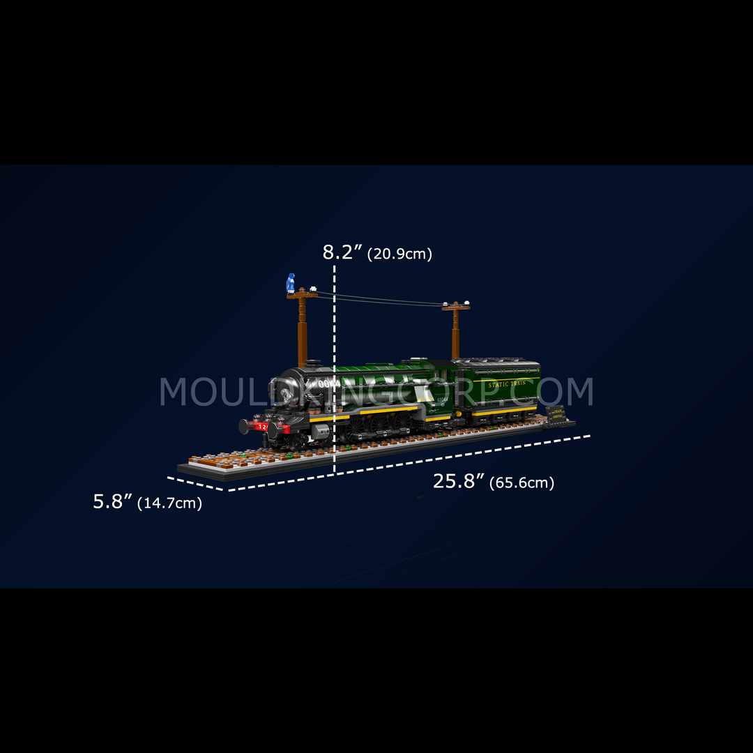 Mould King 12044 Flying Scotsman Steam Locomotive Building Set | 1,766 Pcs