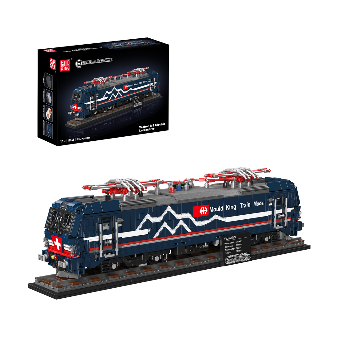 Mould King 12045 Vectron MS Electric Locomotive Building Set | 3,072 Pcs