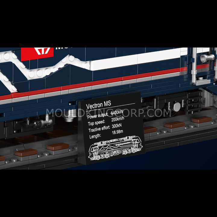 Mould King 12045 Vectron MS Electric Locomotive Building Set | 3,072 Pcs