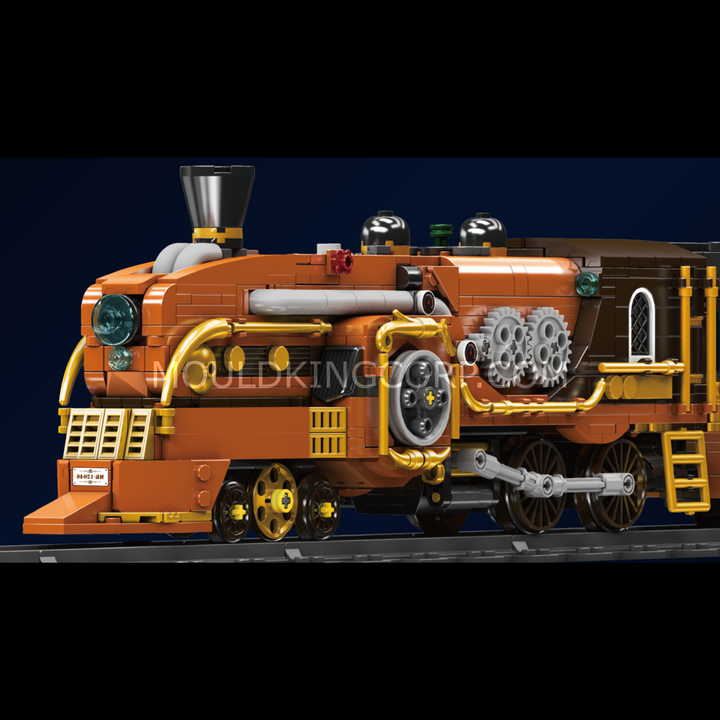 Mould King 12046 Steampunk Steam Train Building Set | 1,954 Pcs