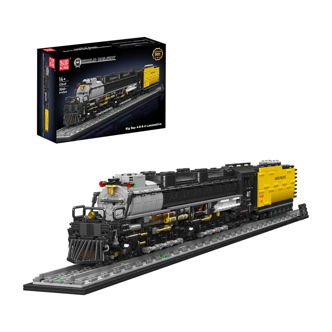 Mould King 12049 Big Boy 4-8-8-4 Steam Locomotive Building Set | 3,040 Pcs