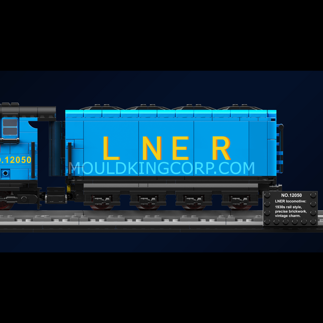 Mould King 12050 Mallard A4 Streamliner Building Set | 1,399 Pcs