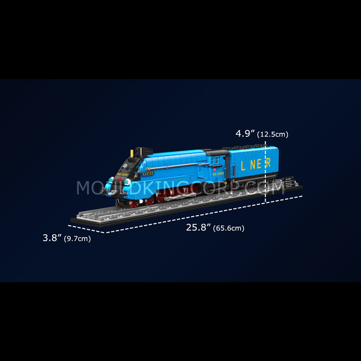 Mould King 12050 Mallard A4 Streamliner Building Set | 1,399 Pcs