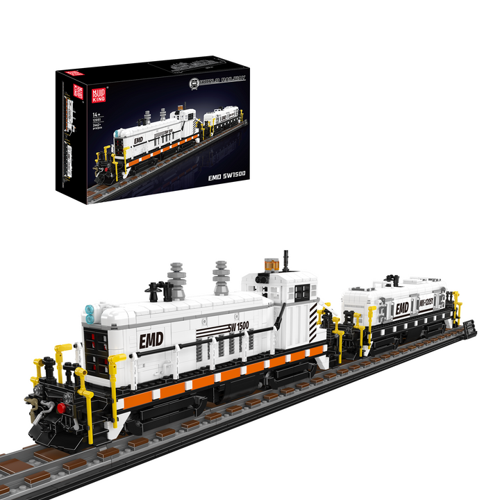 Mould King 12051 EMD SW1500 Switcher Building Set | 2,462 Pcs
