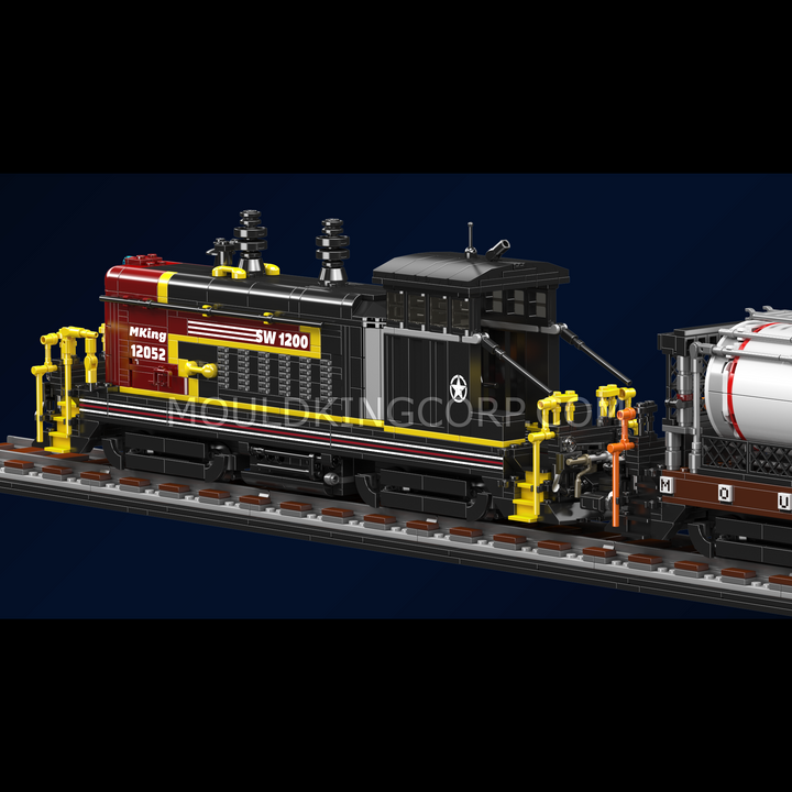 Mould King 12052 SW1200 Classic Diesel Switcher Locomotive Building Set | 2,283 Pcs