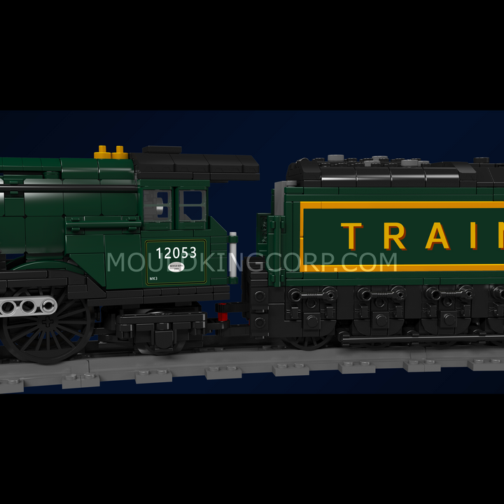 Mould King 12053 Remote Control Scottish Heritage Express Steam Train Building Set | 2,206 Pcs