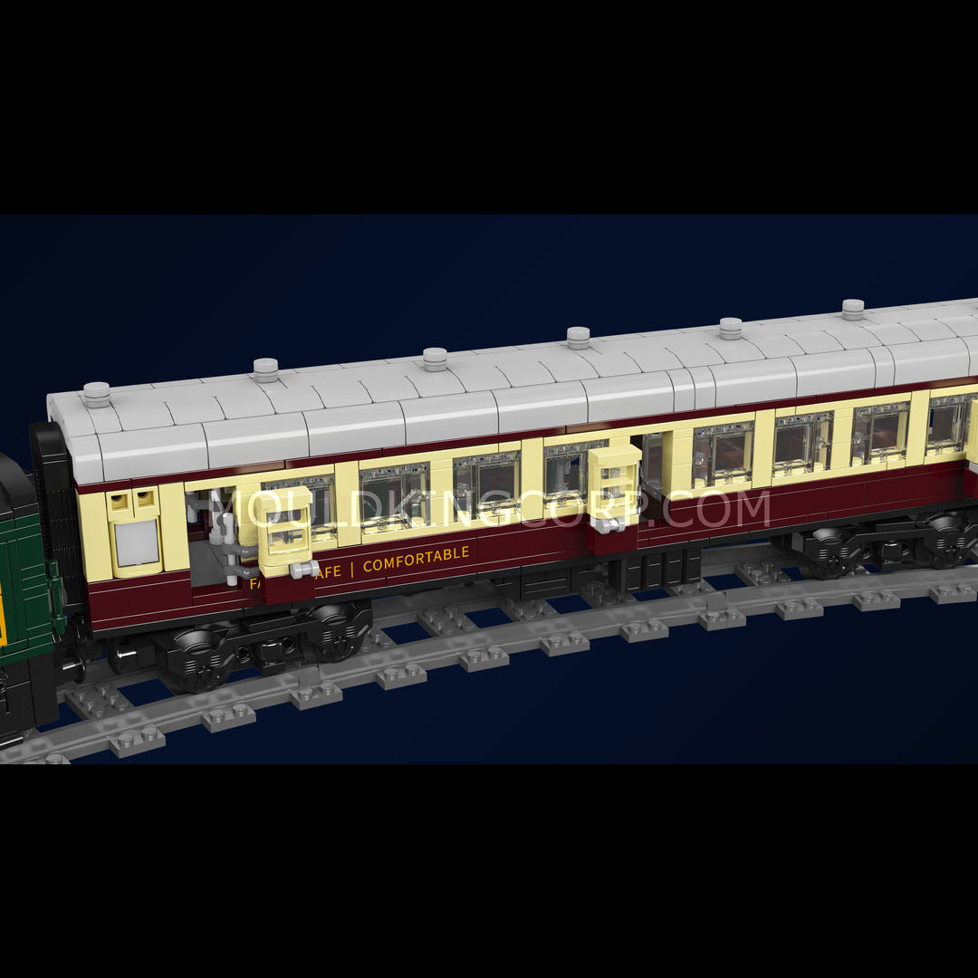 Mould King 12053 Remote Control Scottish Heritage Express Steam Train Building Set | 2,206 Pcs