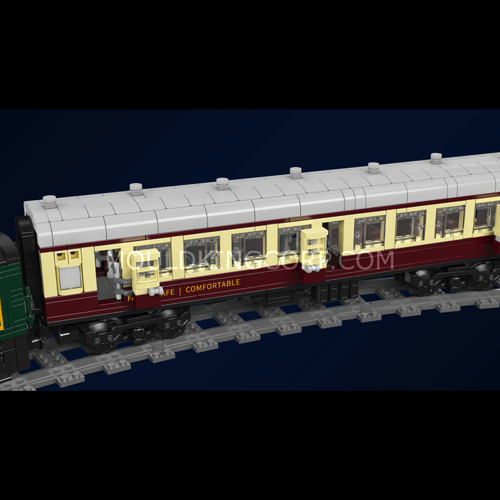 Mould King 12053 Remote Control Scottish Heritage Express Steam Train Building Set | 2,206 Pcs