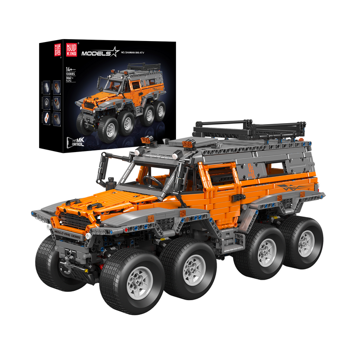 Mould King 13088S Avtoros Shama Remote Controlled 8WD Truck Mould King 13088S Avtoros Shama Remote Controlled 8WD Truck