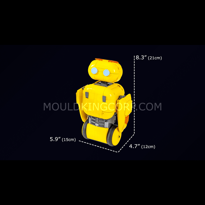 Mallenkoning 13100 STEM Programmeerbare RC zelfbalancerende robot bouwset | 496 stuks