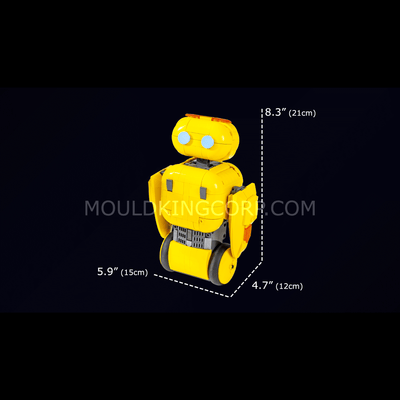 Mould King 13100 STEM Programmierbarer RC-Selbstausgleichsroboter-Bausatz | 496 Teile