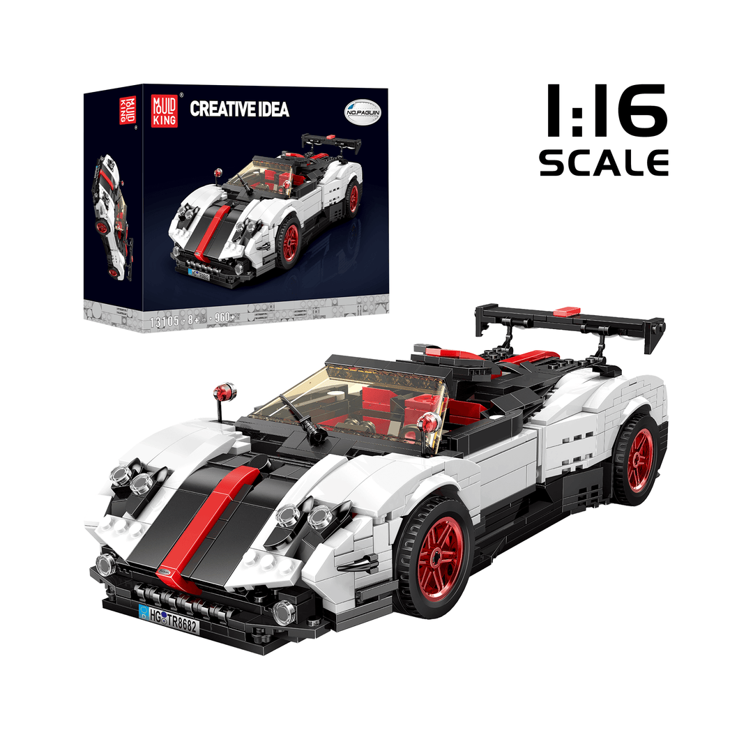 MOULD KING 13105 Zonda Sportwagen-Bausatz | 960 PCS