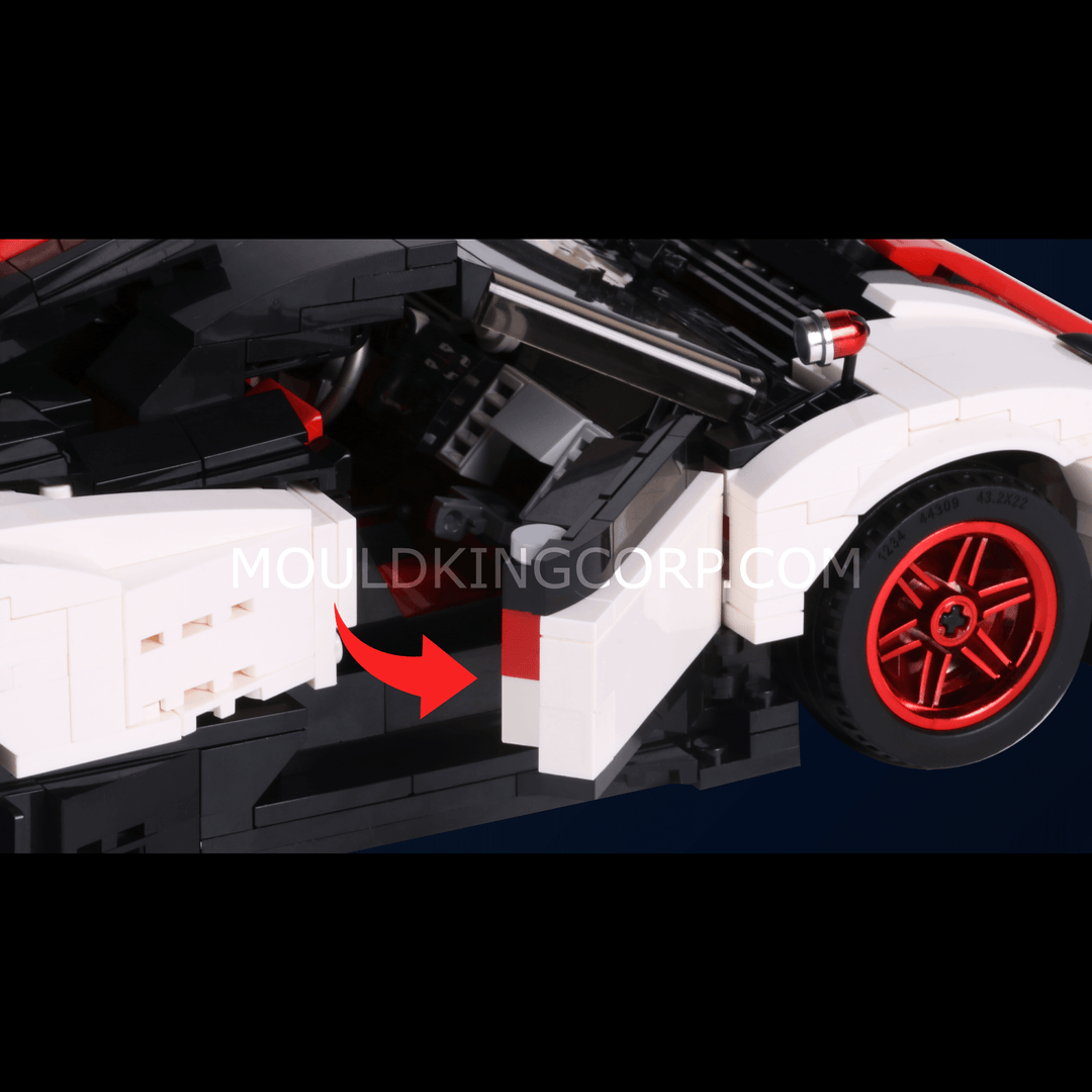 MOULD KING 13105 Zonda Sportwagen-Bausatz | 960 PCS