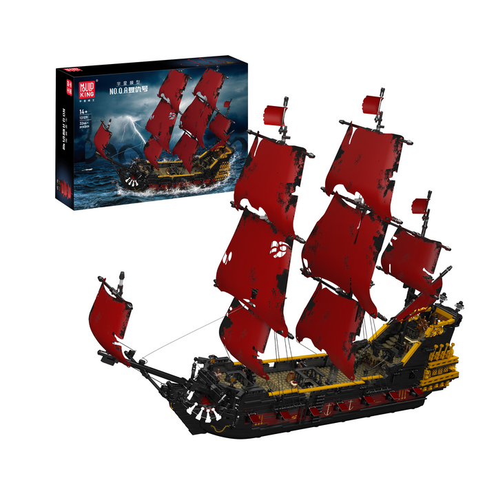 Mould King 13109 Queen Pirate Ship Model Building Set | 3,251 PCS
