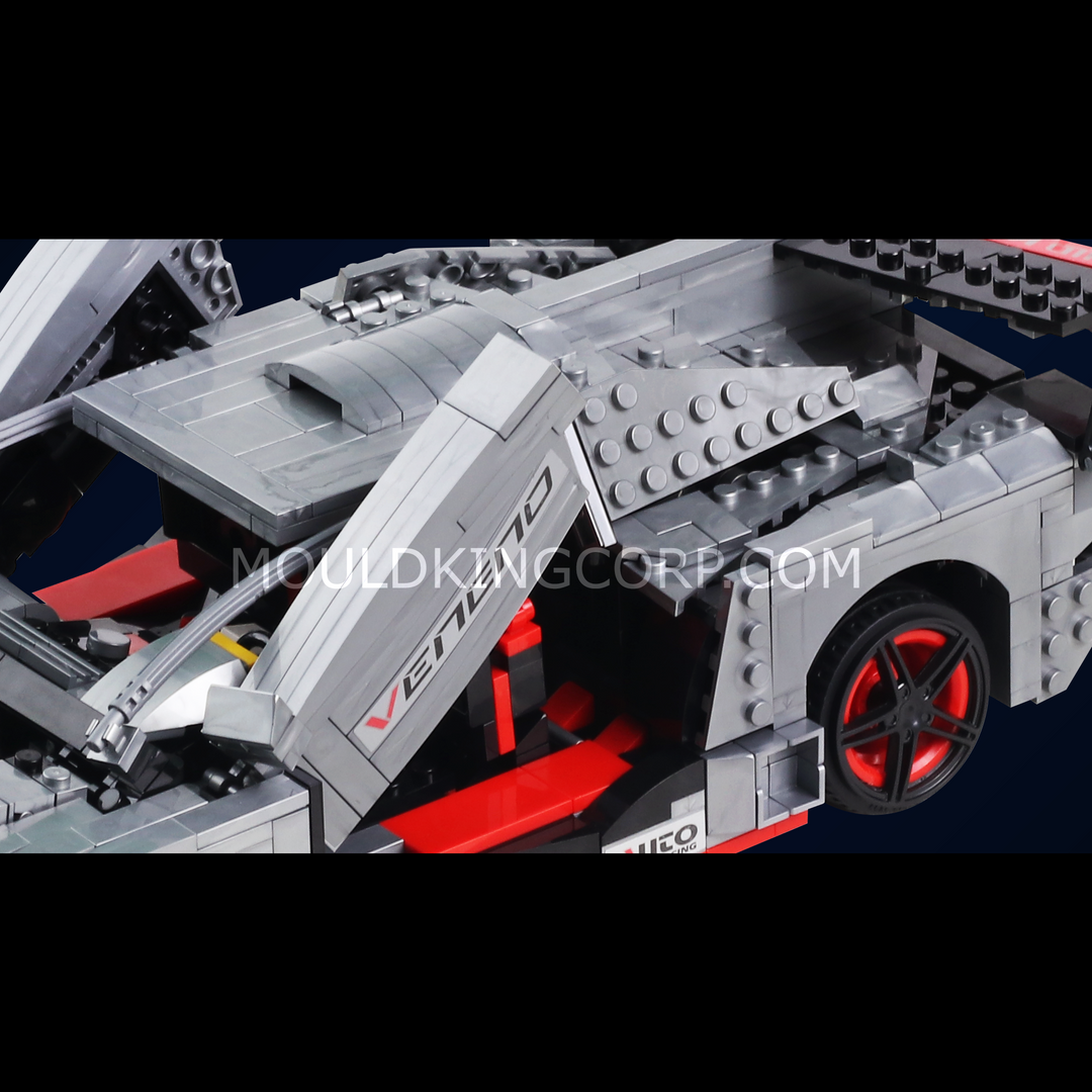 Mould King 13110 NO.VENENO Concept Track Hypercar Model Building Set | 1,170 Pcs