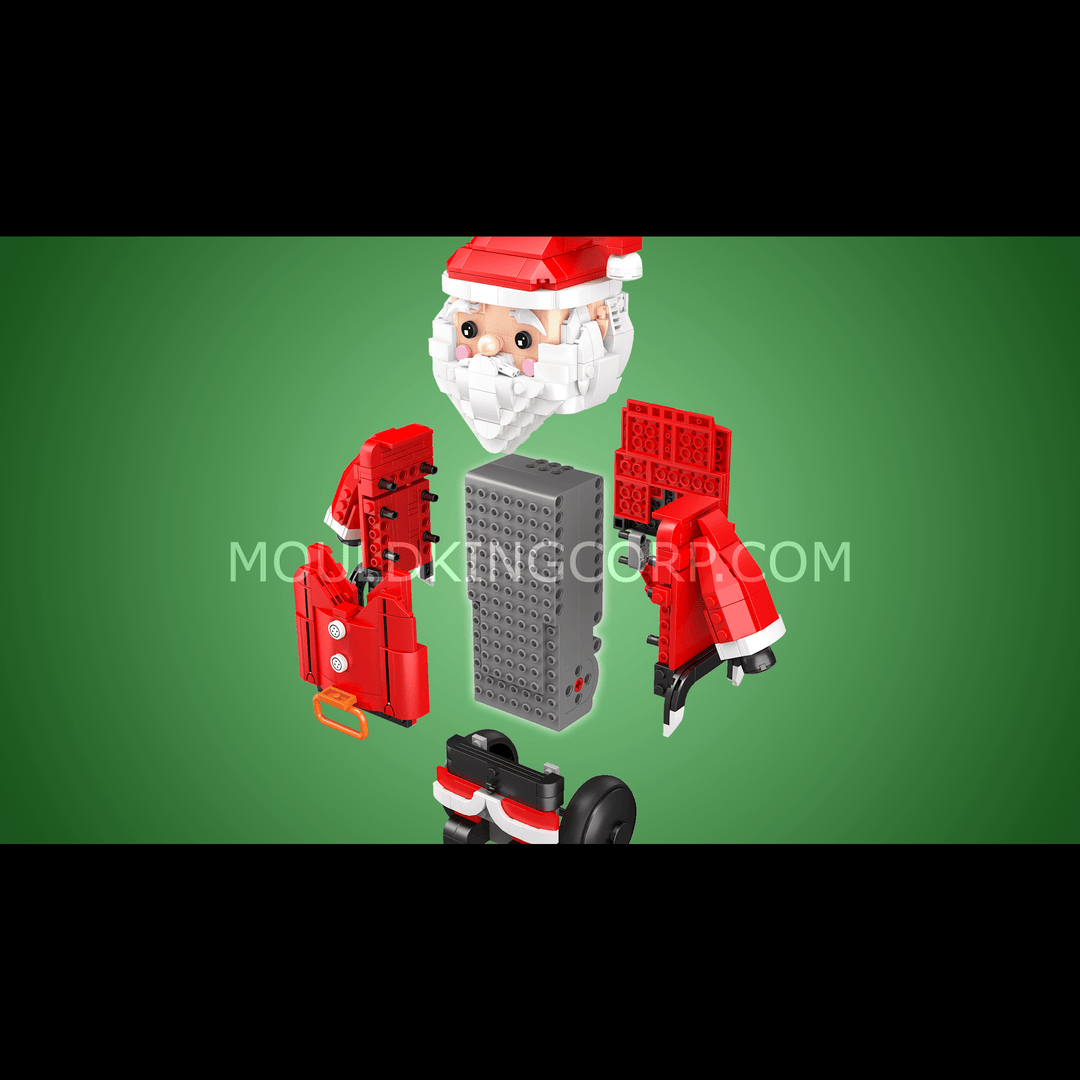 Mould King 13116 Ferngesteuertes und programmierbares Weihnachtsmann-Bauset | 666 Teile