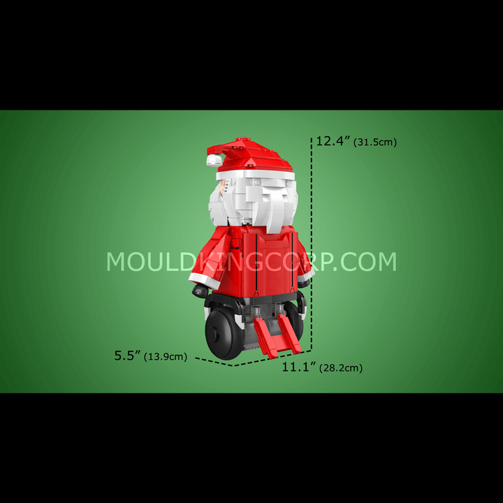 Mould King 13116 Ferngesteuertes und programmierbares Weihnachtsmann-Bauset | 666 Teile