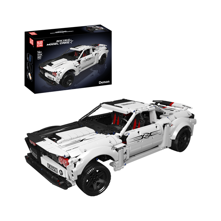 MOULD KING 13128 Ensemble de construction de voiture de sport télécommandée Hellcat | 1678 pièces