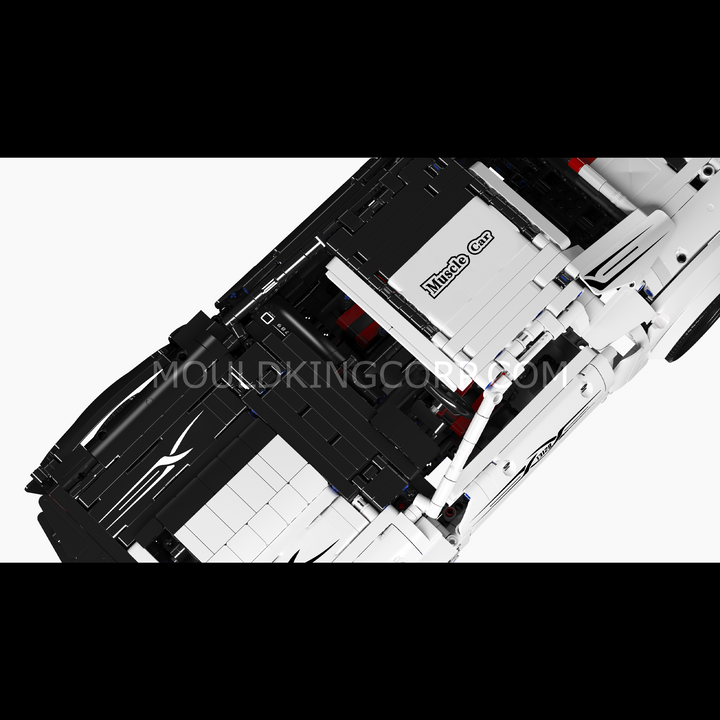 MOULD KING 13128 Ensemble de construction de voiture de sport télécommandée Hellcat | 1678 pièces
