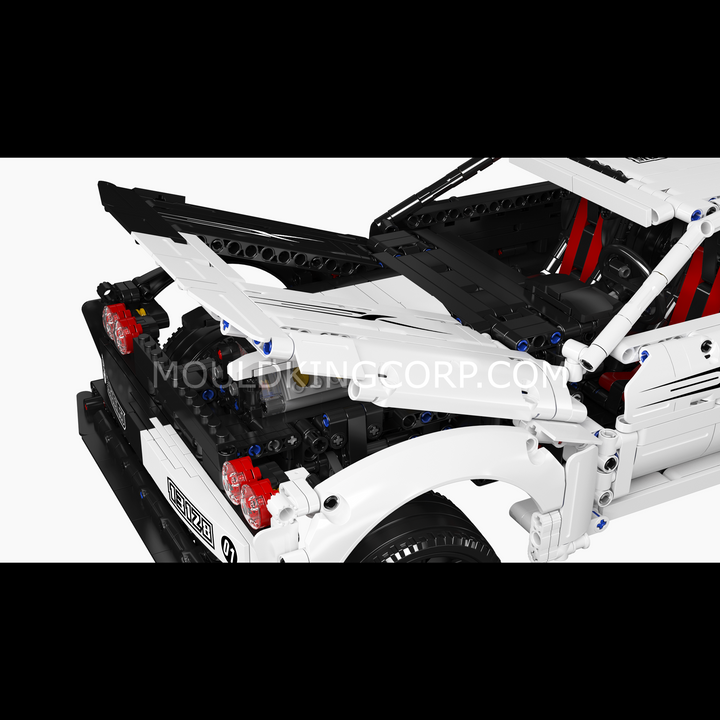 MOULD KING 13128 Ensemble de construction de voiture de sport télécommandée Hellcat | 1678 pièces