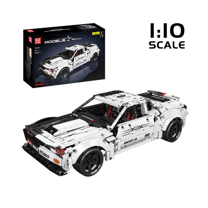 MOULD KING 13128 Ferngesteuertes Hellcat Muscle Car Bauset | 1678 PCS
