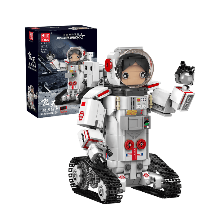 Mallenkoning 13136 Astronaut Robot Bouwspeelgoed Set | 493 PCS