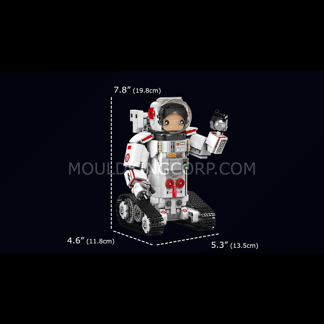 Mallenkoning 13136 Astronaut Robot Bouwspeelgoed Set | 493 PCS