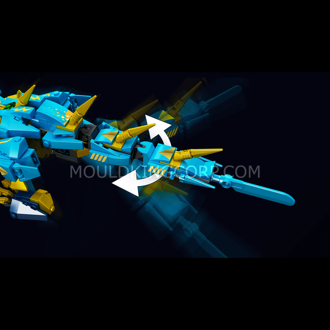MOULD KING 13150 Afstandsbediening Frost Ocean Dragon STEM Bouwset | 515 PAKS