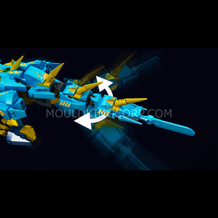 MOULD KING 13150 Afstandsbediening Frost Ocean Dragon STEM Bouwset | 515 PAKS