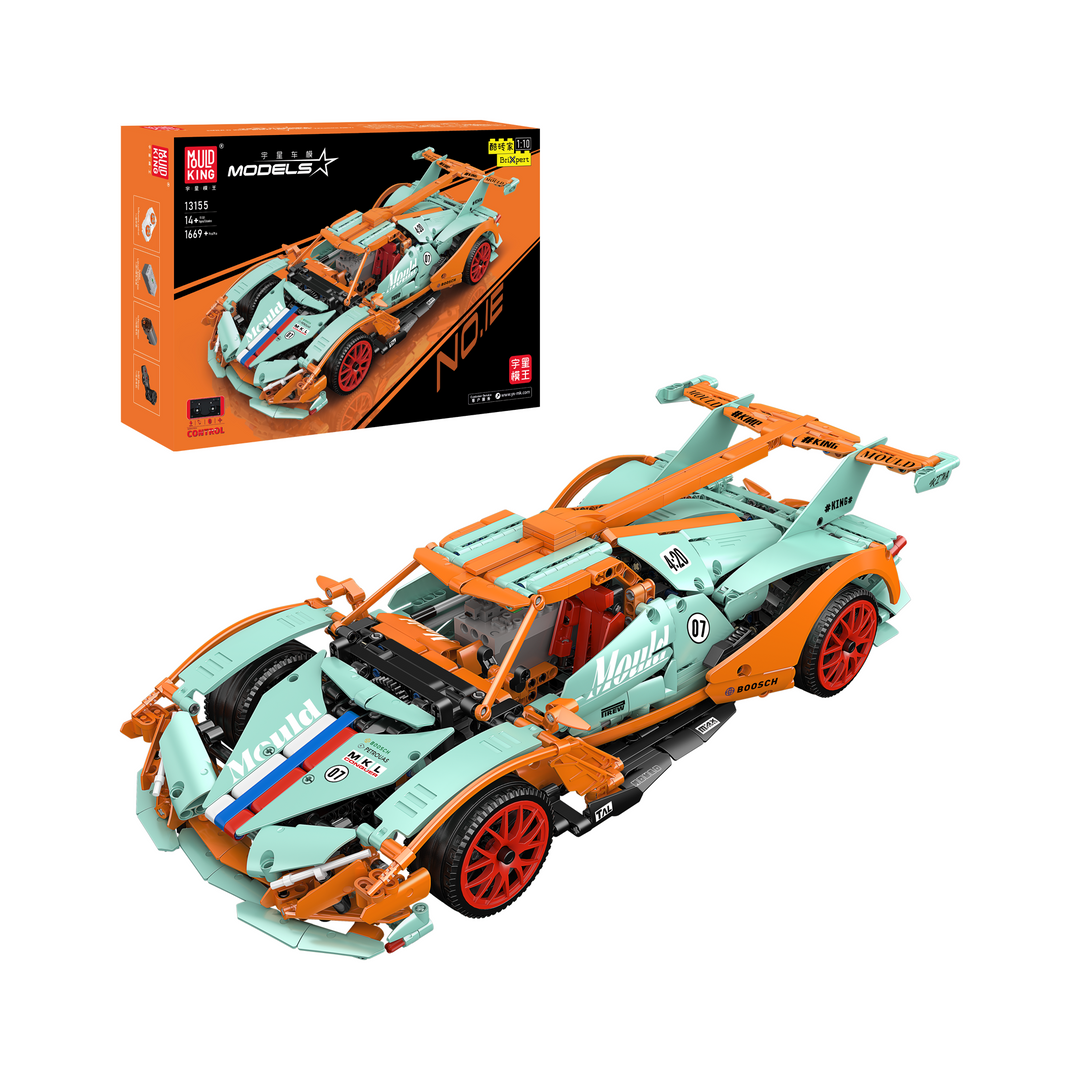 Mould King 13155/13156 IE Endurance Prototype Race Car Building Set | 1,669 Pcs
