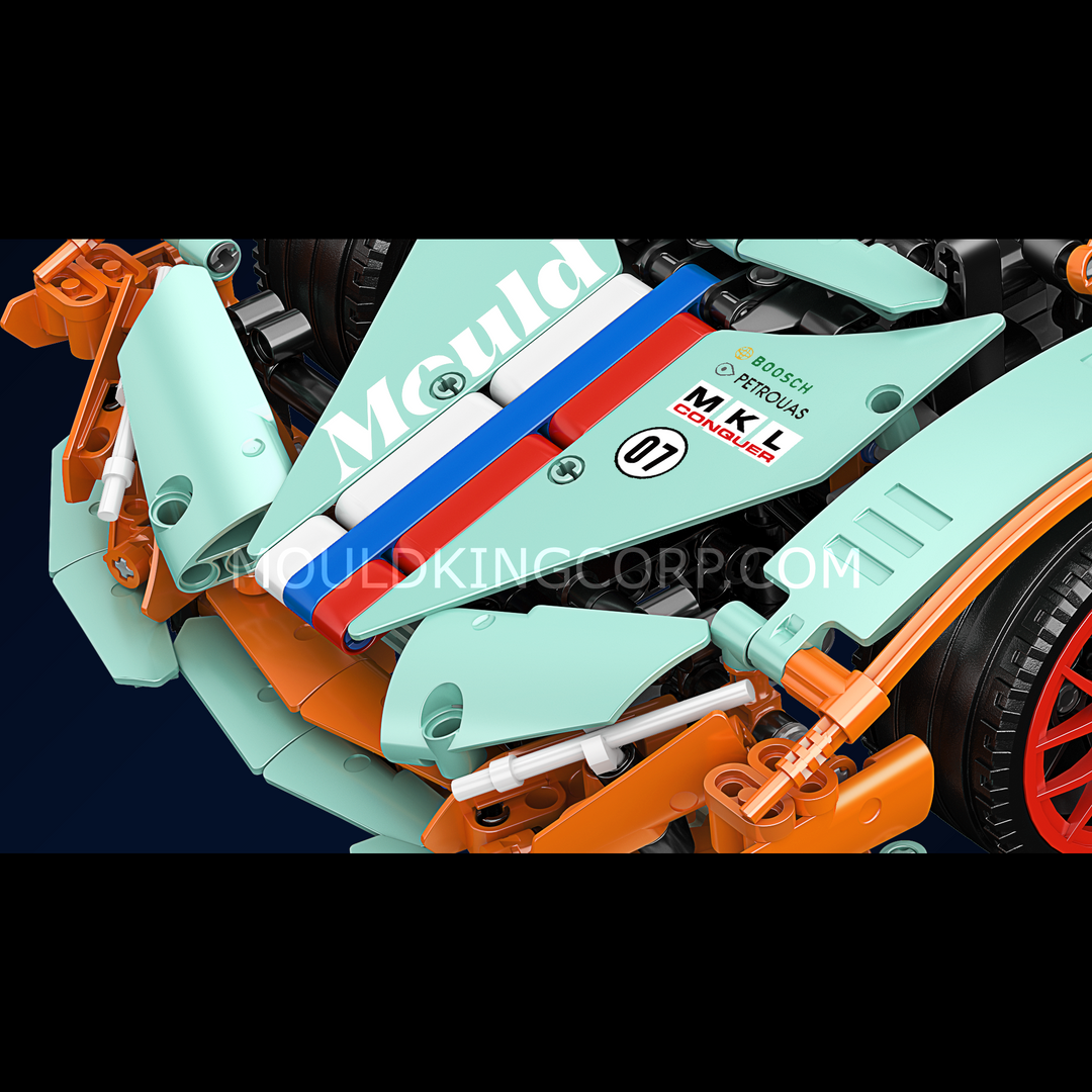 Mould King 13155/13156 IE Endurance Prototype Race Car Building Set | 1,669 Pcs