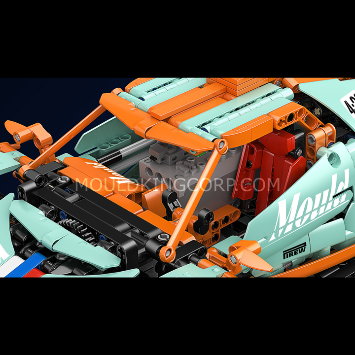 Mould King 13155/13156 IE Endurance Prototype Race Car Building Set | 1,669 Pcs