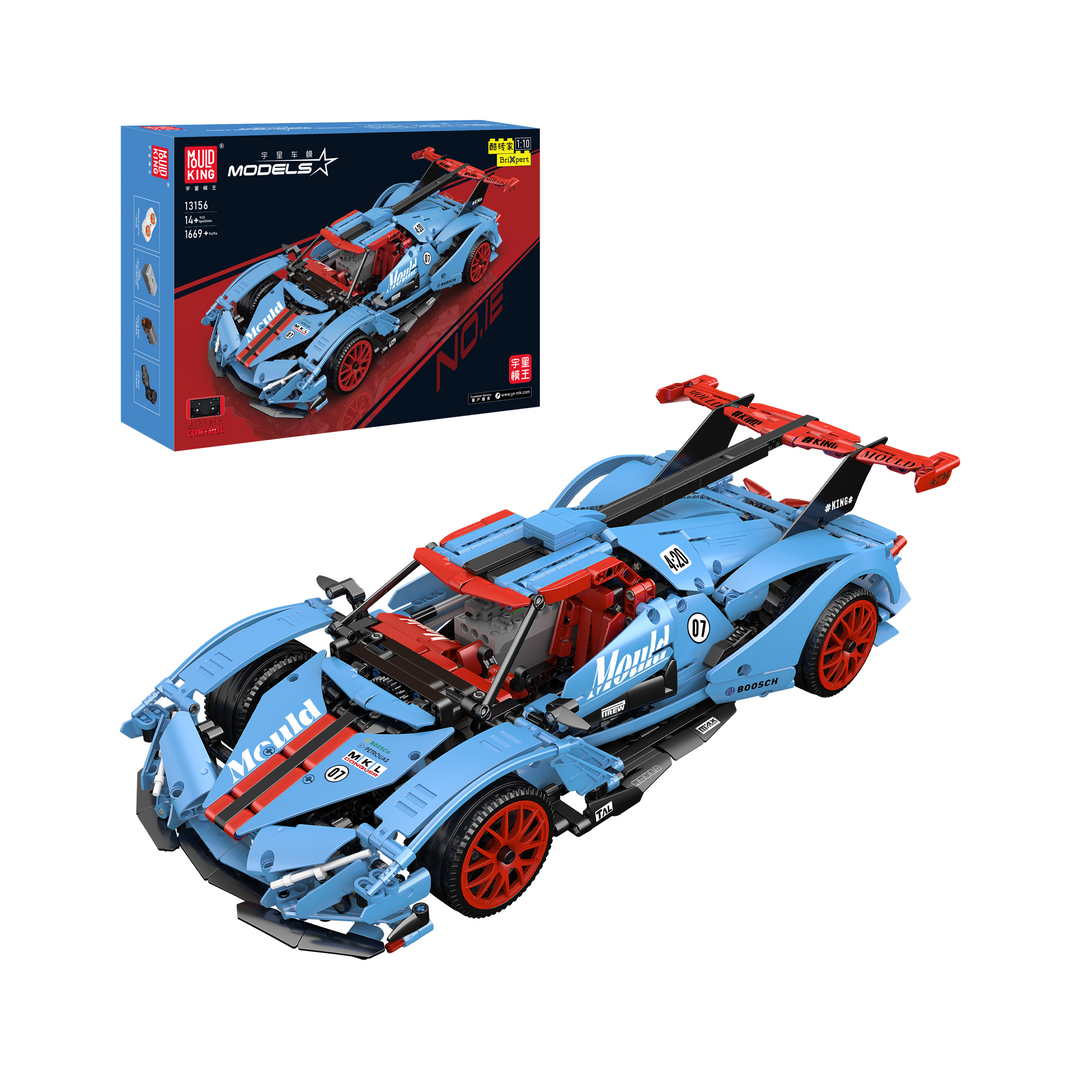 Mould King 13155/13156 IE Endurance Prototype Race Car Building Set | 1,669 Pcs