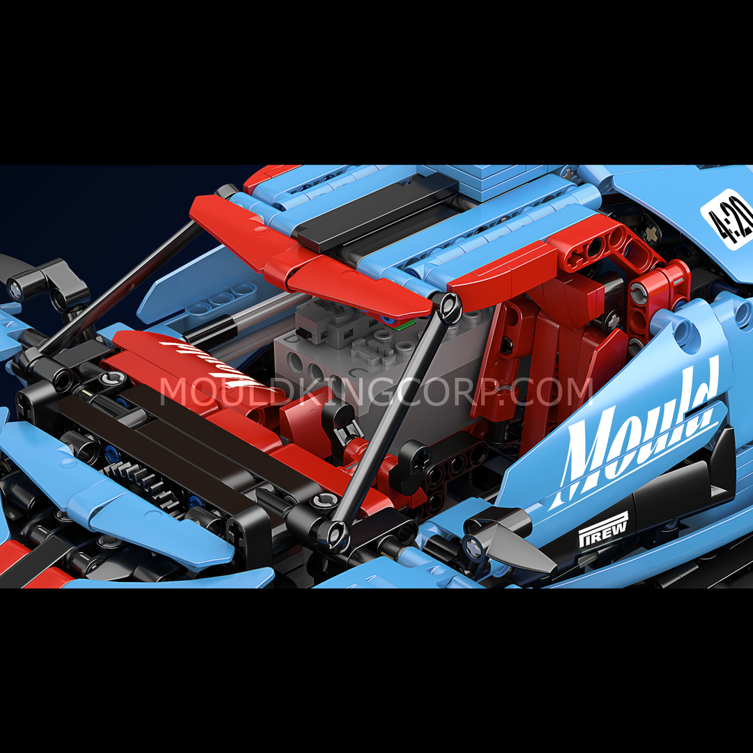 Mould King 13155/13156 IE Endurance Prototype Race Car Building Set | 1,669 Pcs