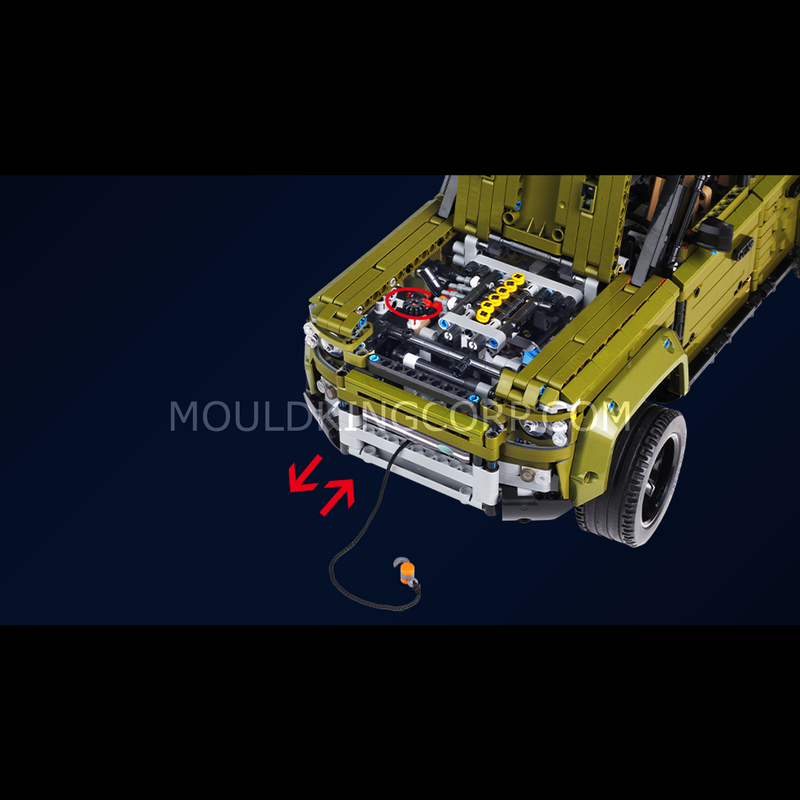 Mould King 13175 Land Rover Defender Bausatz | 2.758 Teile