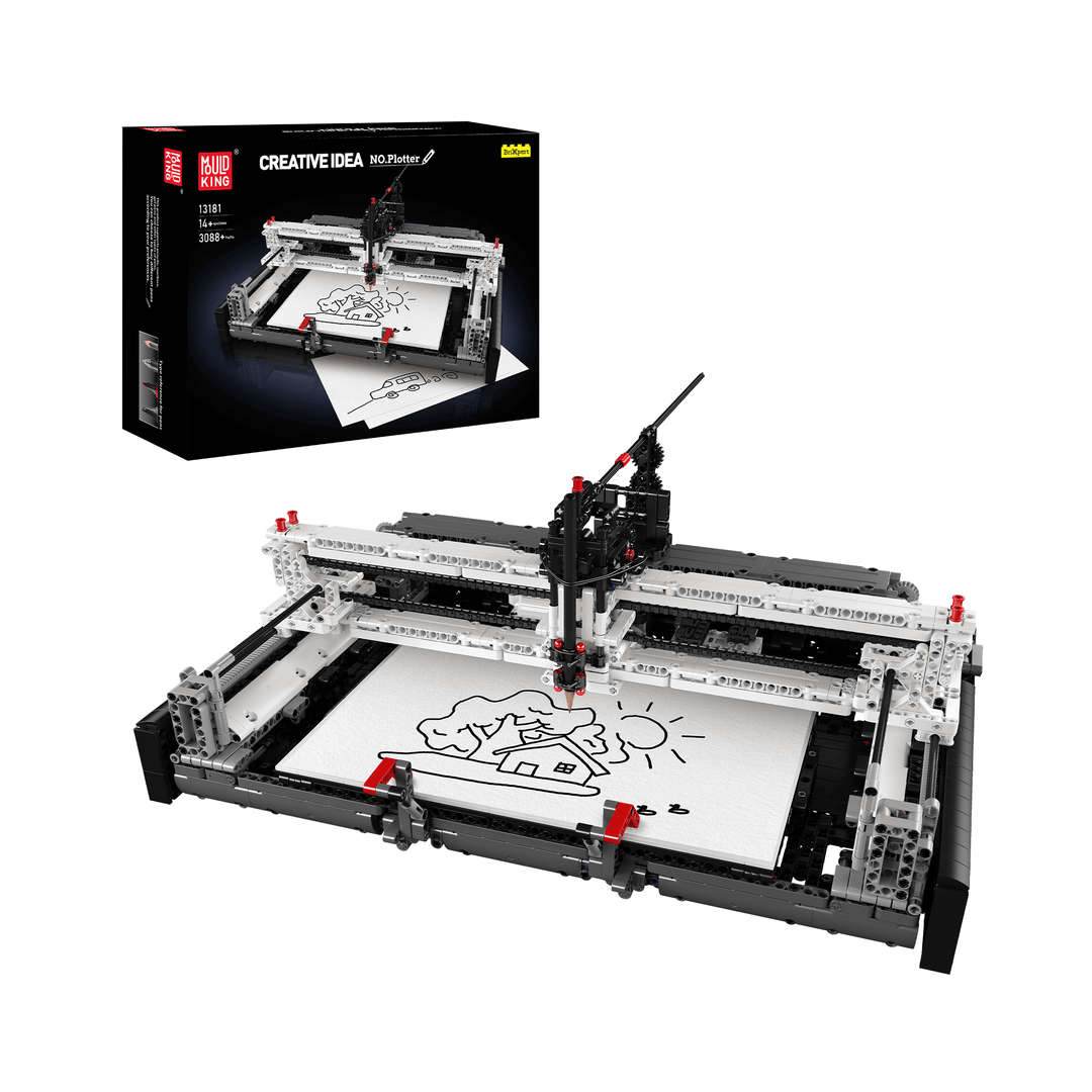 Mould King 13181 Electric Pen Plotter Building Set | 3,088 PCS Mould King 13181 Electric Pen Plotter Building Set | 3,088 PCS