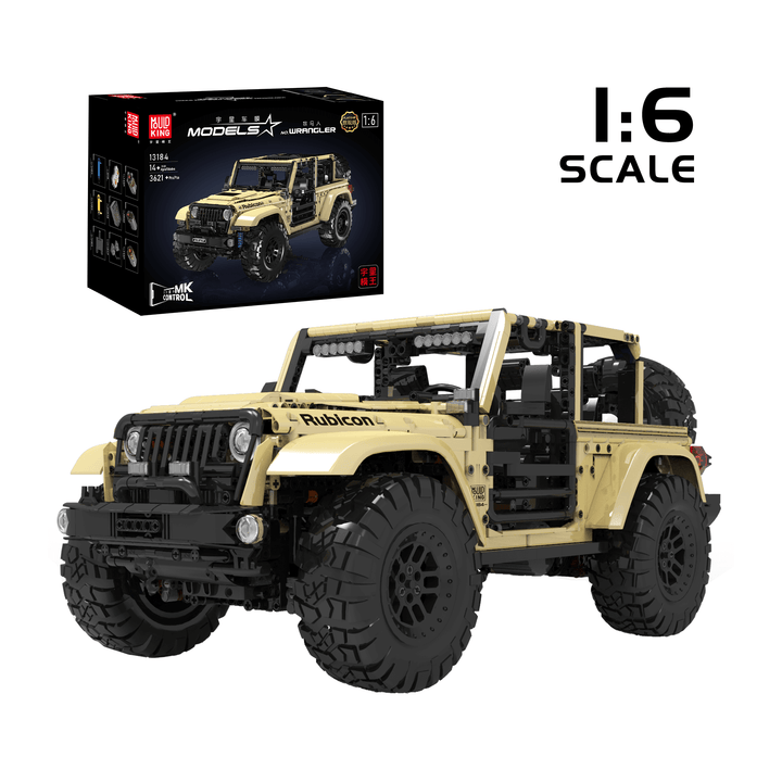 Mould King 13184 Ferngesteuerter Offroad-Wrangler-Bausatz | 3.621 Teile
