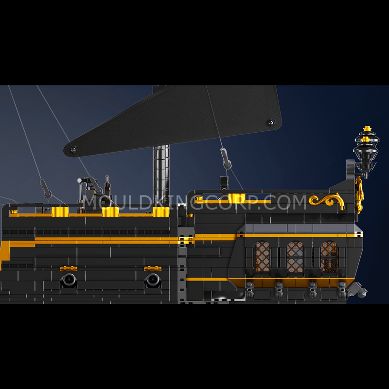 MOULD KING 13186 Black Pirate Ship Building Model Set | 4,794 PCS