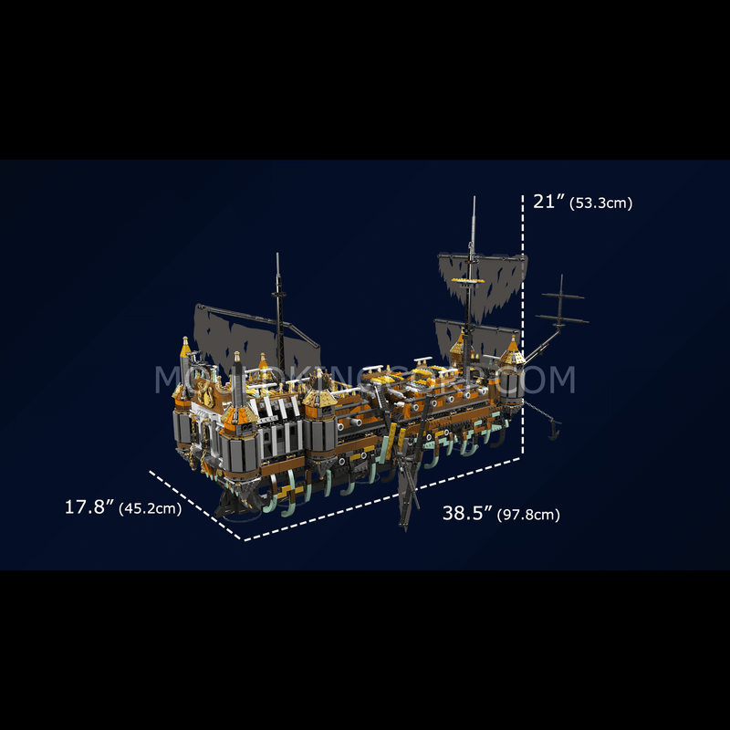Mould King 13188 Mary Pirate Ship Model Building Set | 4,147 Pcs