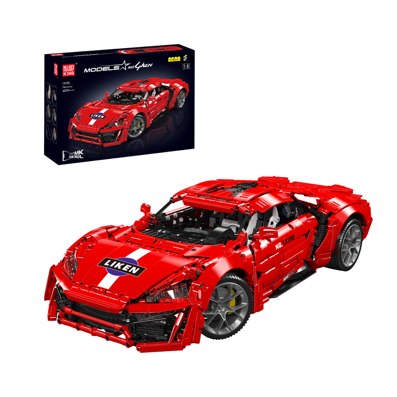 Mould King 13190 Lykan Remote Controlled Hypersport Car Building Set | 4,070 Pcs