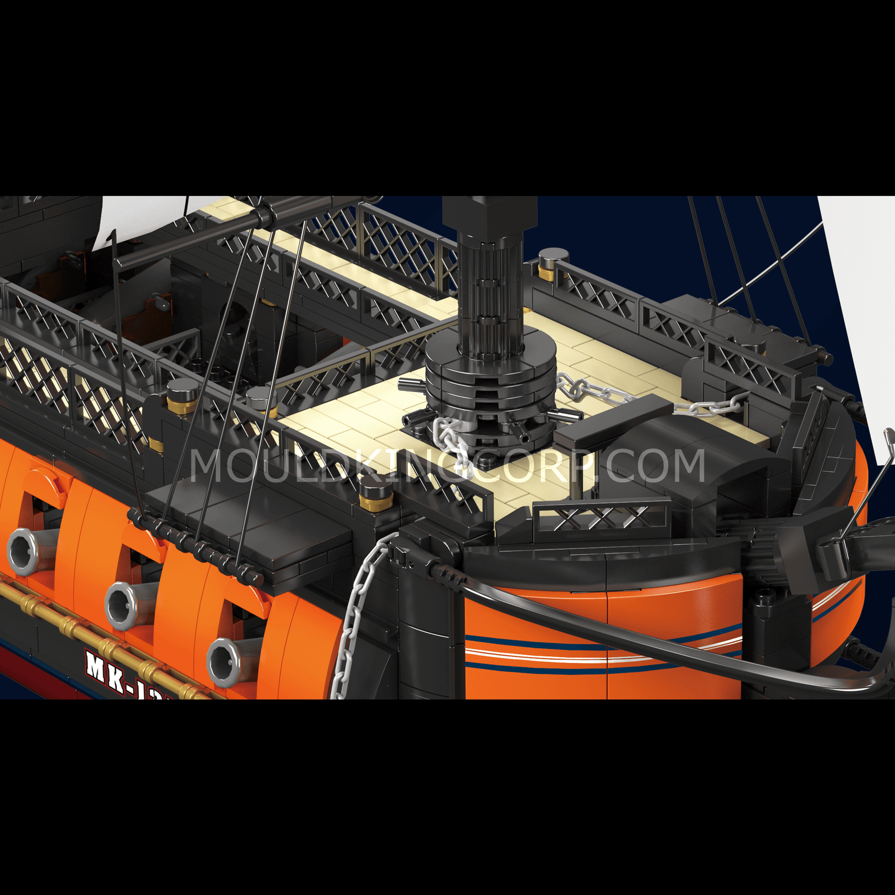 Mould King 13197 Kit di navi pirate, MOC Nave pirata modello di barca a vela olandese Set di costruzione Set per costruire, Display Nave pirata modello di costruzione giocattolo 4364 pezzo Mould King 13197 Kit di navi pirate, MOC Nave pirata modello di barca a vela olandese Set di costruzione Set per costruire, Display Nave pirata modello di costruzione giocattolo 4364 pezzo