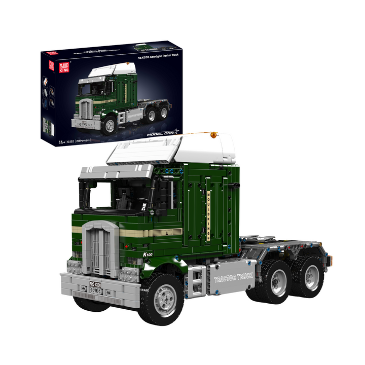 Mould King 13202 Amerikanischer Frontlenker-Truck aus den 1970er Jahren | 2.181 Teile