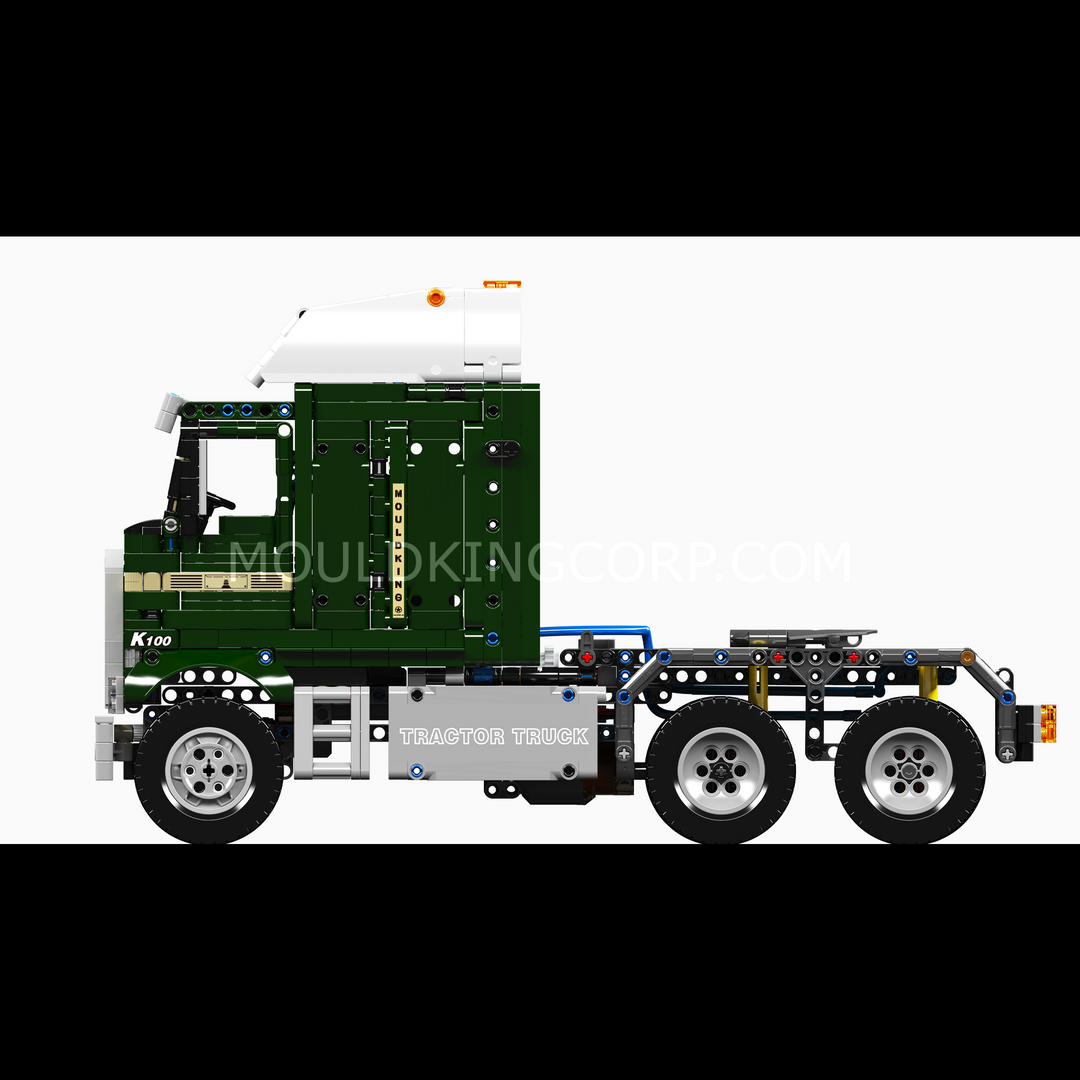 Mould King 13202 Amerikanischer Frontlenker-Truck aus den 1970er Jahren | 2.181 Teile